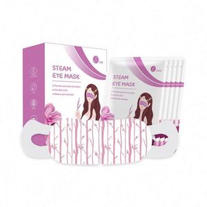 Trending Hot Sale Cotton Disposable Steam <b>Eye</b> <b>Mask</b> with Self Heating Warm Sleep Custom Logo Anti-Wrinkle - Product Image 1