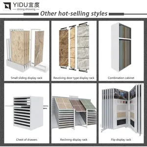 Exhibidor de Azulejos de Alta Calidad con Sistema Push-Pull, Integrado con Marco de Cerámica Esmaltada y Precio Competitivo, Revestimiento de Piedra Natural - Product Image 4