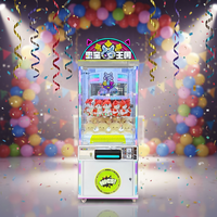 Machine à griffes classique Clip Kingdom à monnayeur avec accepteur de billets, jeu de récompenses en métal pour usage commercial