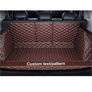 Forro de carga personalizado para <span class=keywords><strong>equipaje</strong></span> de maletero de coche, alfombrilla para maletero, cubierta de maletero de lujo, impermeable, de cuero envolvente completo, alfombrilla para maletero de coche - Product Image 1