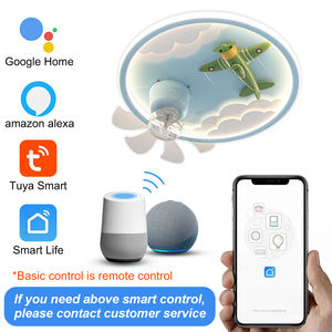 Kinderzimmer Licht Lüfter Licht Jungen Schlafzimmer Kopf Wechsel richter Flugzeug Lüfter Lampe für Jungen und Mädchen Kinderzimmer - Product Image 3