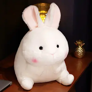 קוואי צעצוע קטיפה ארנב ממולא חיה שמנה ארנב קטיפה