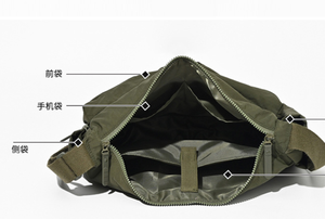 حقيبة متقاطعة مع الجسم من النايلون ، وصلت حديثًا من المألوف ، إغلاق سحاب مضاد للماء - Product Image 2