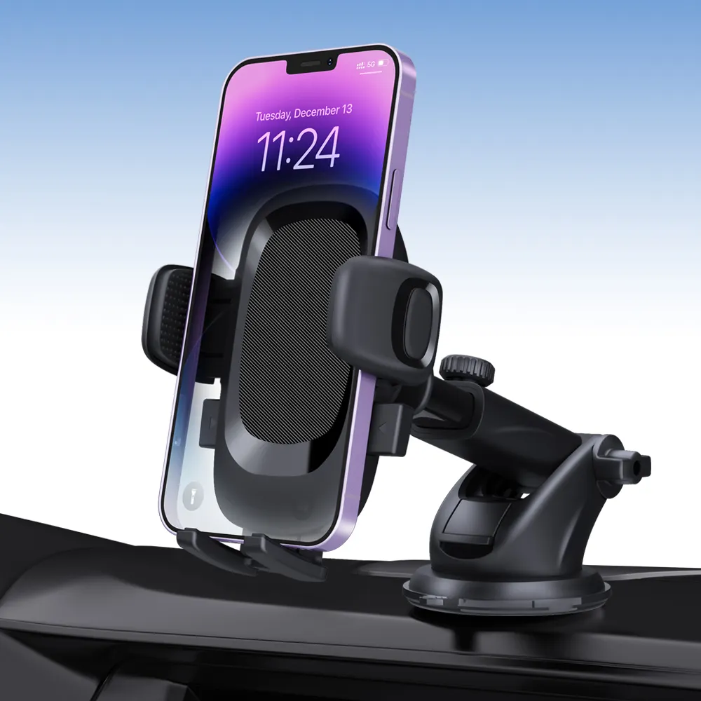 Customized Universal Phone Holder Flexible 360 Degree Rotatable Adjustment Phone Stand Holder Sucker Phone Holder for Car Mount