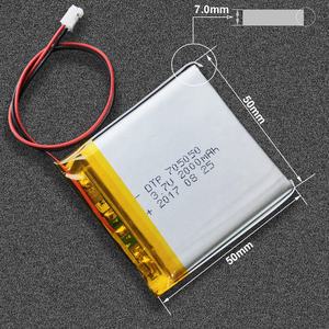 DTP 705050 KC CB ce RoHS approved hot model <span class=keywords><strong>3</strong></span>,7 V 2000 mAh lithium-polymer battery - Product Image 2