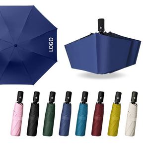 Wholesale <b>Gift</b> 3 Fold Manual Control Sun Shade With Logo Printing Custom Umbrella Paraguas - Product Image 4