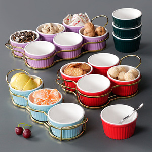Bol en mélamine Keboya, petite taille, réutilisable pour le thé, le café, les collations, les desserts, couleur unie - Product Image 2