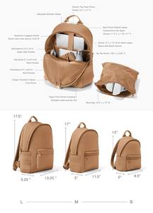 Mochila impermeable elegante: Diseño de neopreno antirrobo para viajeros, estudiantes y viajeros - Product Image 6