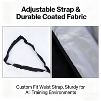 Parapluie de sport en tissu Oxford pour l'entraînement de la force et de l'agilité au football, avec emballage personnalisable