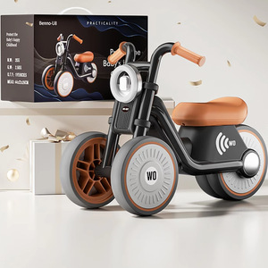 Kids Balance Bike 3 Wheels For 0-36 Months Unisex Tricycle With <b>Light</b> And <b>Music</b> Feature - Product Image 2