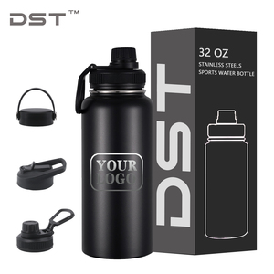 Özel Logo ile özelleştirilebilir 32oz büyük çift duvar paslanmaz çelik bardak yeniden kullanılabilir su şişesi - Product Image 1