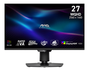 Nouvel écran de jeu PC IPS <span class=keywords><strong>MSI</strong></span> 274QPF X30MV <span class=keywords><strong>Mini</strong></span> <span class=keywords><strong>Led</strong></span> 2560 X 1440 300Hz 2K WQHD 0.5ms Écran de jeu pour l'e-sport - Product Image 1