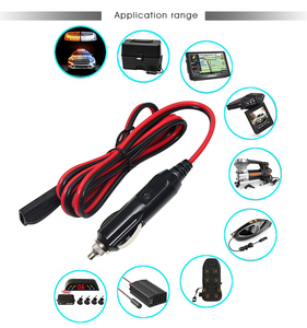 Enchufe de encendedor de cigarrillos SAE 12V/24V a cable de extensión de adaptador de liberación rápida SAE con fusible de 15A y luz LED - Product Image 3
