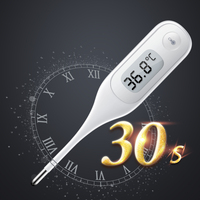 Termometer Digital Keras Tahan Air untuk Penggunaan Oral, Rektal, dan Ketiak, Pembacaan Cepat dan Akurat