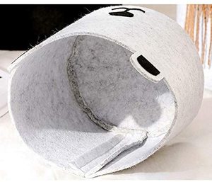 2 uds. Cesta de lavandería de fieltro de animales bonitos cestas de almacenamiento de juguetes para niños juguetes para perros organizador de ropa Cubo de lavandería - Product Image 3