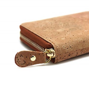 กระเป๋าสตางค์คอร์กแบบสั่งทำ Boshiho เป็นมิตรกับสิ่งแวดล้อม พร้อมซิป ดีไซน์สวยงาม ช่องใส่เหรียญ ช่องใส่บัตร - Product Image 4
