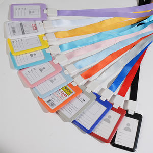 カードホルダーカラフル耐久性垂直IDアクリルネームバッジカードホルダー - Product Image 4