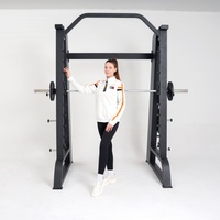 Machine Smith professionnelle avec rangement pour plaques de poids pour la musculation et l'entraînement en force