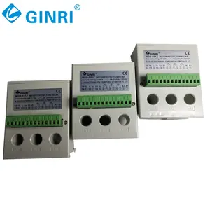 GINRI MDB-501Z LCD Display 3 Phase Current Motor Protector Overload/UnderLoad Protection Relay Phase Monitoring Relay