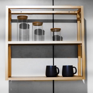 Custom Modern Home Decor Cube Plants Shelf Wholesale Aluminum Hanging <strong>Wall</strong> <strong>Mount</strong> <strong>Bookcase</strong> for Bedroom and Kitchen Use - Product Image 3