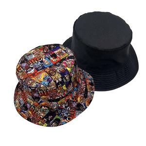 Chapeaux Bob Double Face 3 Couleurs Anime One Piece <span class=keywords><strong>Monkey</strong></span> <span class=keywords><strong>D</strong></span>. <span class=keywords><strong>Luffy</strong></span> - Product Image 1