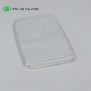 Couverture de lentille en verre LED pour phare de voiture en borosilicate pressé et trempé, abat-jour de lampe antibrouillard, produit d'éclairage - Product Image 1