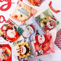 Sacs à Bonbons et Biscuits de Noël Auto-Adhésifs – Emballage Cadeau pour Snacks – Nouvel An 2026 – Décoration de Fête de Noël et de Navidad