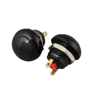 Công tắc nút nhấn nhựa HBAN 12mm IP68 màu đen mini điện tử 1NO dùng cho ngoài trời - Product Image 1