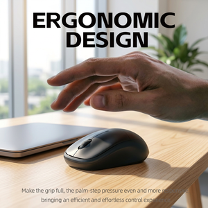 2,4GHz Funkmaus mit 55g Leichtgewicht-Konstruktion, Komfortabler Ergonomischer Formgebung und Mehrfarbigem Design für Tägliche Computerarbeit - Product Image 5