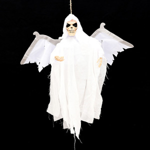 DAMAI Halloween Decoration Halloween Party Decoration Haunted House Props Halloween Sound Wing Led Skeleton Ghost With Light - Product Image 1