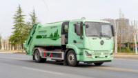 Tracteur à bas prix manuel nouveau camion compacteur à ordures électrique