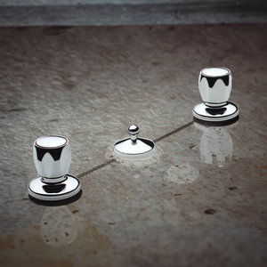 FROMAC Mélangeur de bidet chromé à 3 trous Outil de tournage de haute qualité - Product Image 5