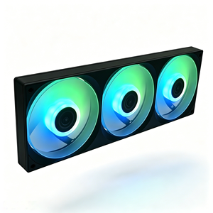 พัดลมเคสแบบรวมขนาด 360 มม. 3 in 1 ARGB PWM สำหรับระบายความร้อนเคสพีซี พัดลม <span class=keywords><strong>RGB</strong></span> แบบปรับแต่งได้ ซิงโครไนซ์กันได้ สำหรับคอมพิวเตอร์ตั้งโต๊ะสำหรับเล่นเกม - Product Image 2
