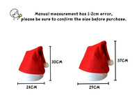 Perlengkapan Natal Merry Santa Topi LED Hadiah Hiasan Perlengkapan Dekorasi dengan Cahaya