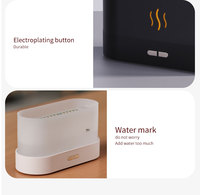 Humidificateur d'aromathérapie YouNiMei type-c diffuseur de flamme simulée 3D petite machine de charge domestique avec garantie d'un an