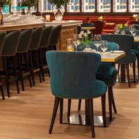 Ensemble de chaises et de tables de restaurant occidental classiques rétro pour restaurant occidental, café, espace de détente