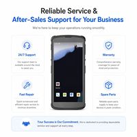 Terminal portable durci Tinkma M93 Android 15 5G avec scanner de codes-barres 6 pouces et batterie 5000 mAh pour la logistique et l'inventaire d'entrepôt