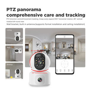 VENTA CALIENTE <span class=keywords><strong>5G</strong></span> Vigilancia de seguridad inteligente para el hogar CCTV Detección de movimiento Dos ojos <span class=keywords><strong>Mini</strong></span> <span class=keywords><strong>Wifi</strong></span> <span class=keywords><strong>1080P</strong></span> Cámara IP inalámbrica - Product Image 5