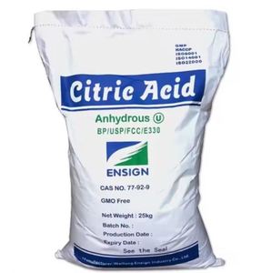 Factory Direct Citric Acid Anhydrous Food Grade Additives for Beverages and <b>Confectionery</b> for Beverages and <b>Confectionery</b> - Product Image 1