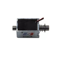 Électroaimant à solénoïde magnétique souple à retenue simple DC12V, de bonne qualité, à rétraction sous tension et à rétraction sous décharge