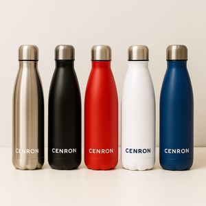 Botella de Agua Ecológica de Acero Inoxidable de 17 oz, Rendimiento Térmico de 12-24 Horas, Aislamiento al Vacío, Resistente al Sudor, Apta para Portavasos - Product Image 1