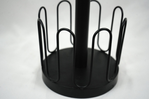 ที่วางม้วนกระดาษในครัวแบบตั้งโต๊ะพร้อมฐานไม้ทรงกลม ชั้นเดียว สำหรับวางกระถางต้นไม้ ที่ใส่กระดาษเช็ดมือ ดีไซน์แบบชุดอาหาร - Product Image 2