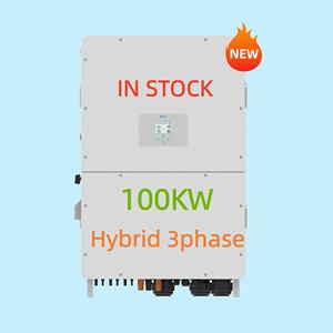 Onduleur solaire hybride 100 kW SUN-100K-SG02HP3-EU-GM10 triphasé haute tension, efficacité 98,7 %, sortie 380/400 V, en stock - Product Image 1