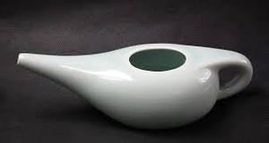 กระติกน้ำเซรามิกสำหรับล้างจมูก SENORAS สีขาว แบบกำหนดเองได้ เป็นมิตรกับสิ่งแวดล้อม สำหรับโยคะ โปรโมชั่นราคาดี - Product Image 2