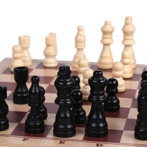 Nuovi Arrivi: Scacchiera Pieghevole in Legno, <span class=keywords><strong>Gioco</strong></span> da Viaggio Portatile, <span class=keywords><strong>Gioco</strong></span> Educativo Interattivo da Tavolo - Product Image 6