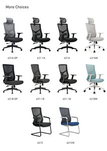 Chaise de bureau de direction de luxe Guangdong, patron, PDG, cadre, en maille, réglable en hauteur, mobilier de bureau à domicile - Product Image 3