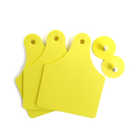 YTET 015 Étiquette d'oreille chaude pour animaux pour bovins/vaches/porcs/moutons, marqueur d'oreille en TPU pour animaux vivants