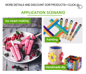 Bâtonnets de crème glacée en bois/bambou de qualité professionnelle, écologiques, fabrication en gros de bâtonnets <span class=keywords><strong>Magnum</strong></span>, outil durable pour la crème glacée - Product Image 3