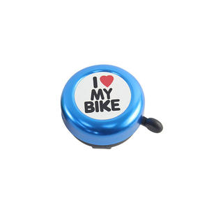 Campana para Bicicleta de Montaña para Niños, Mini Campana de Aluminio en Forma de Corazón con la Inscripción 'I Love <span class=keywords><strong>My</strong></span> Bike' - Product Image 4