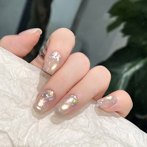 Ailanuo ผงกากเพชร3สีสำหรับทำความสะอาดดวงตาของแมวด้วยแสงยูวี/ไฟแอลอีดีผงเจลทาเล็บสำหรับแมวปรับแต่งอย่างมืออาชีพ - Product Image 1